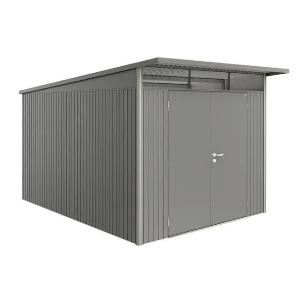 Biohort AvantGarde A8 metalen berging 260x340x222 cm met dubbele deur