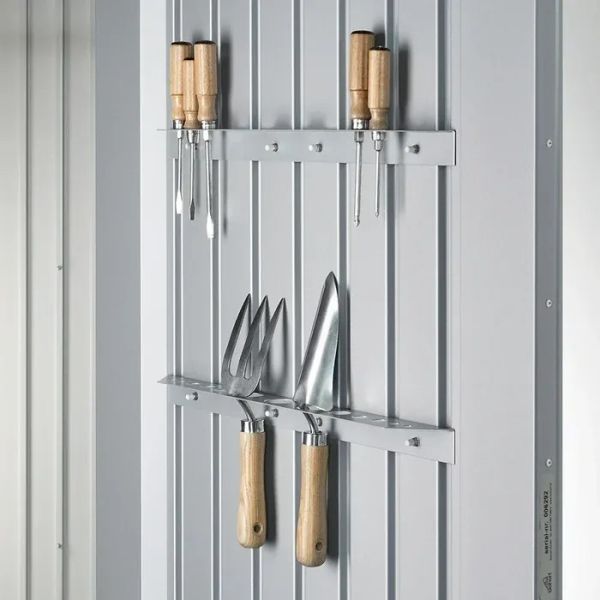 Biohort AvantGarde A3 metalen berging 180x260x218 cm donkergrijs met enkele deur