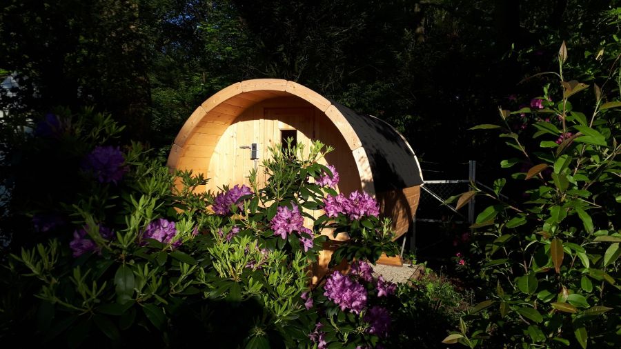 Barrelsauna Ø195x300 cm - Vurenhout - Wassenaar