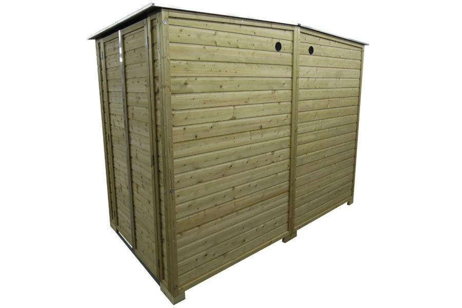 Lutrabox Multi-functionele motorberging 150x270x214 cm