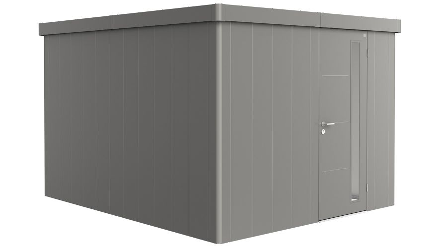 metalen berging - kwartsgrijs - Neo 4c