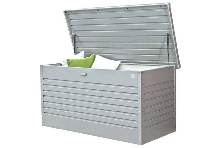Biohort metalen Hobbybox zilver 160x79x83 cm