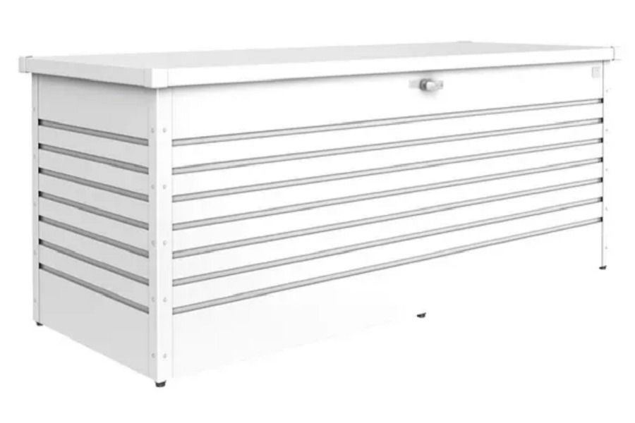 Biohort metalen Hobbybox 200 201x79x83 cm zilver