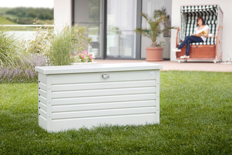 Biohort metalen Hobbybox zilver 101x46x61 cm