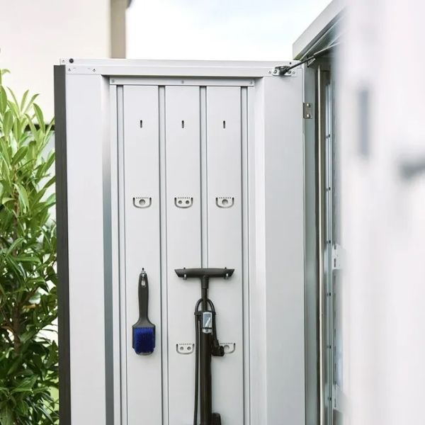 Biohort Mini Garage L donkergrijs metallic 145x203 cm
