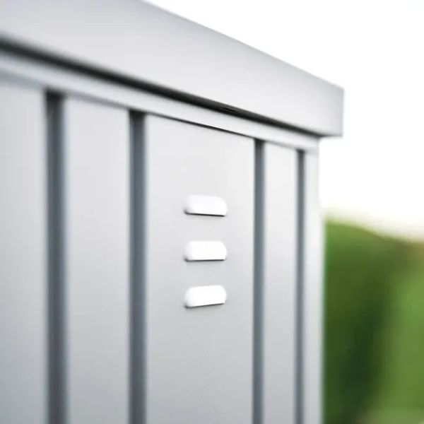 Biohort Mini Garage L donkergrijs metallic 145x203 cm