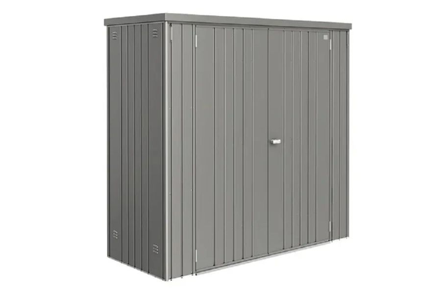 biohort metalen tuinkast - zilver - 190