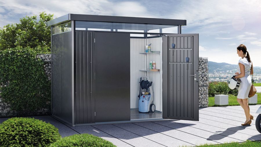 Highline H1 metalen berging met dubbele deuren