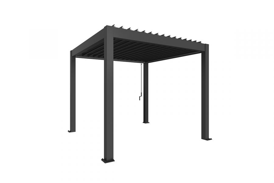 Pergola - Donkergrijs - 350x350 cm
