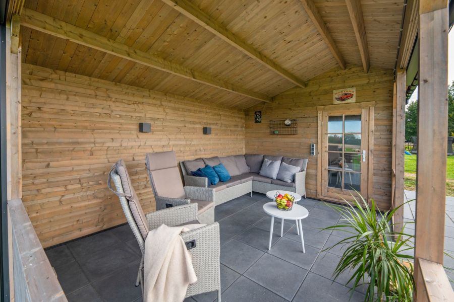 Blokhut Kukka - 700x350 cm - Groen geïmpregneerd