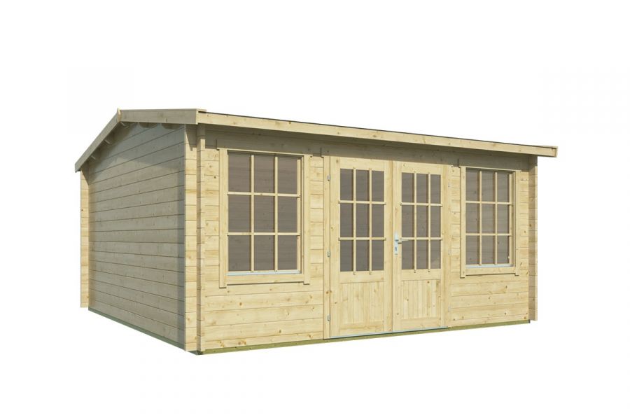 Tuindeco Meaghan Blokhut 450x450 cm 40 mm vuren blank