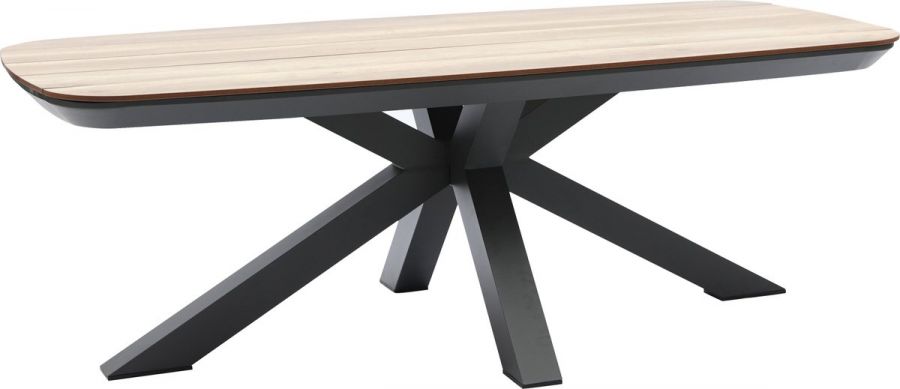 Tuinset Vivant - tafel en 6 swingstoelen