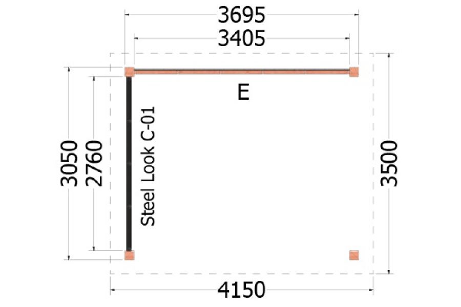 Buitenverblijf Siena plattegrond