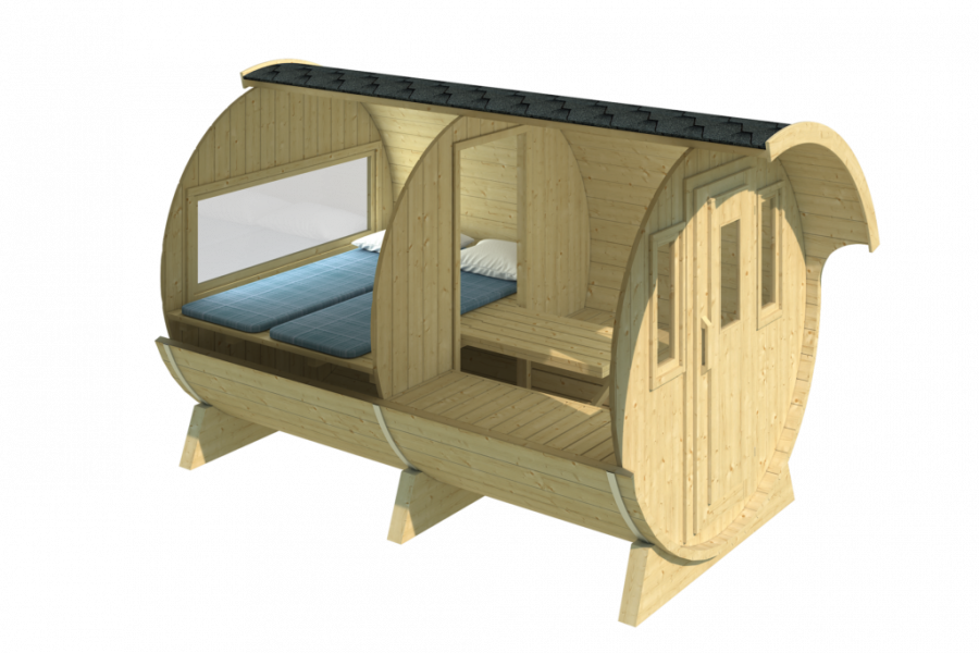Interflex Camping Barrel 3.3 215x330 cm 42 mm vuren blank