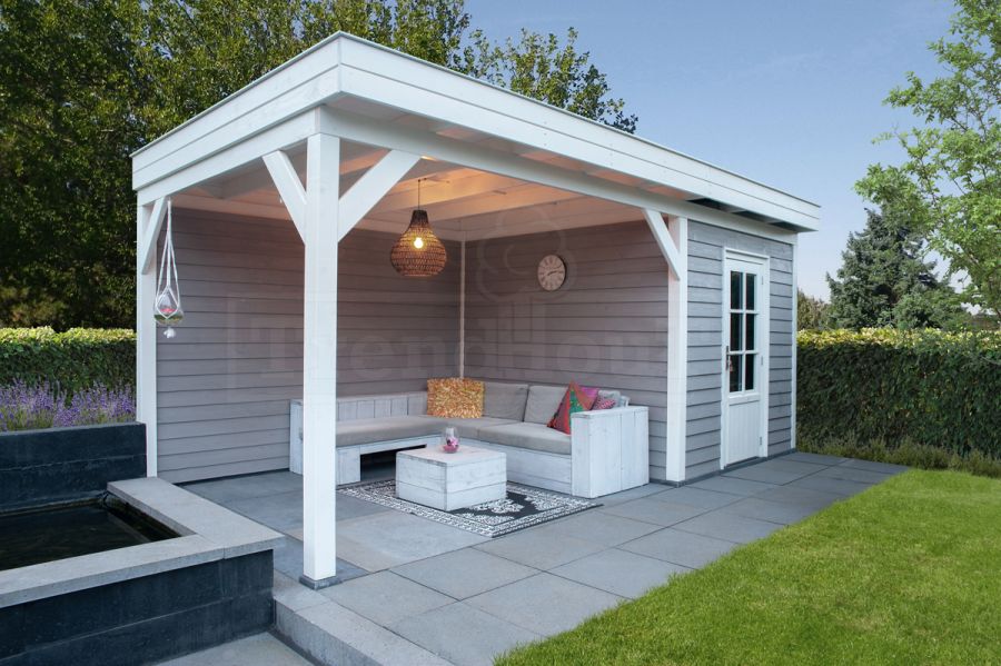 Trendhout Overkapping Casa 835x330 cm