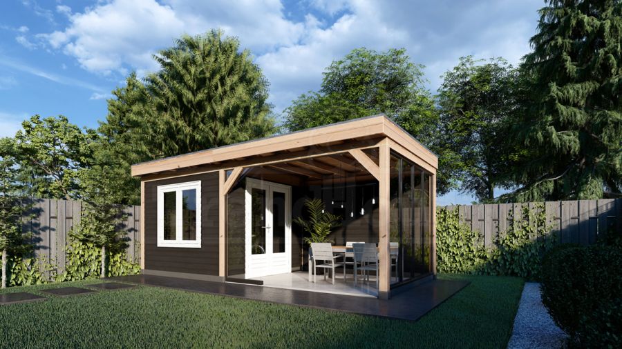 Trendhout Overkapping Casa 835x330 cm