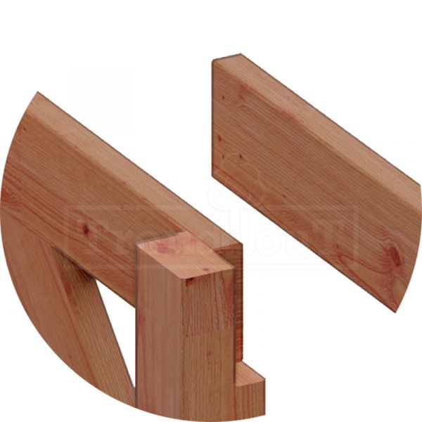 Trendhout Overkapping Casa 775x330 cm
