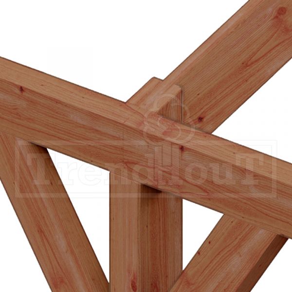 Trendhout Kapschuur de Deel 400x340 cm