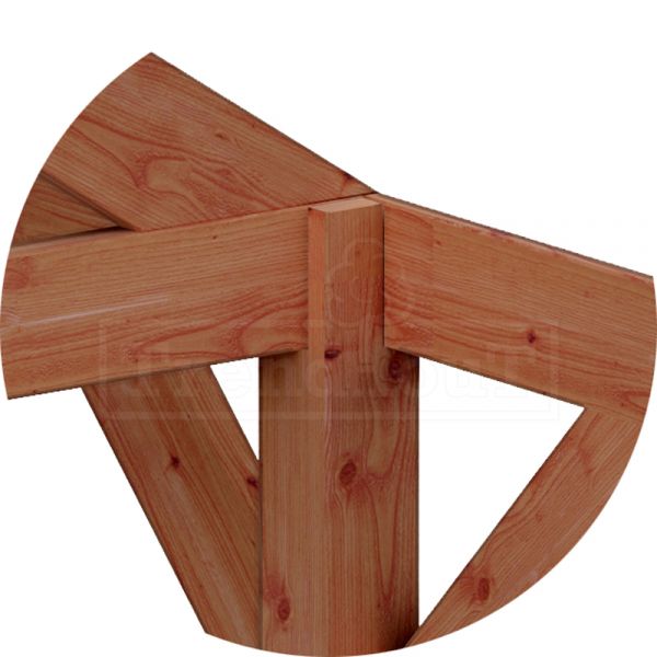 Trendhout Kapschuur de Deel 400x340 cm