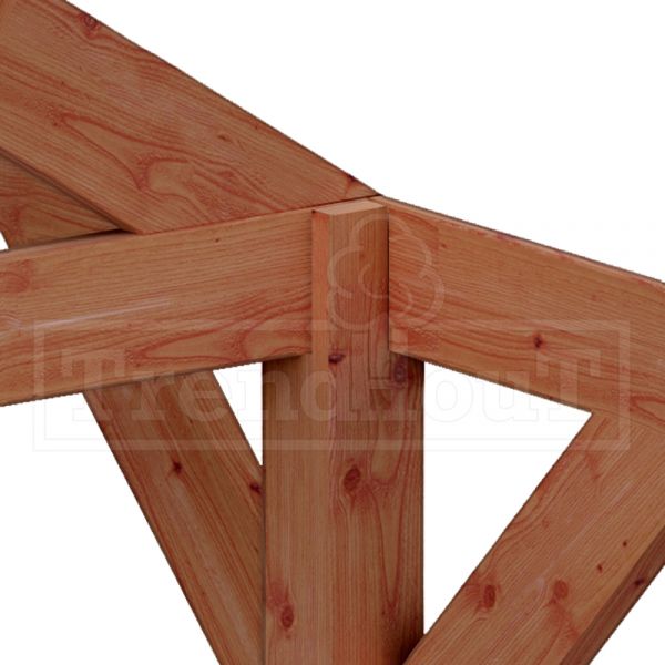Trendhout Kapschuur de Deel 400x340 cm