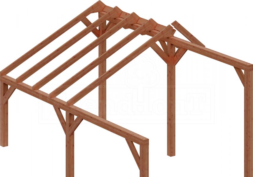Trendhout Kapschuur De Heerd 980x425 cm
