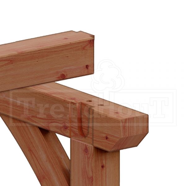 Trendhout Kapschuur de Hoeve XL 700x440 cm
