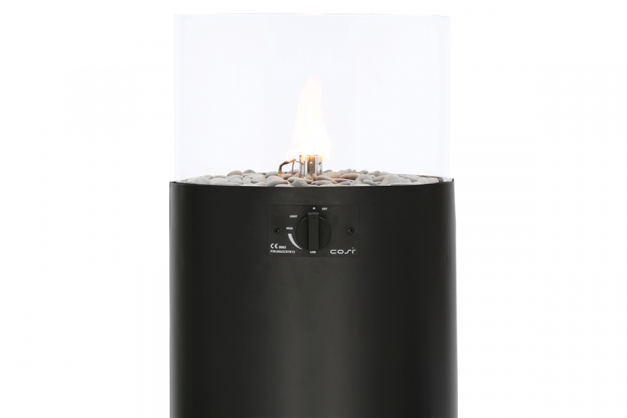 Cosiscoop Pillar Black Ø35x106 cm - Hoofddorp Showmodel