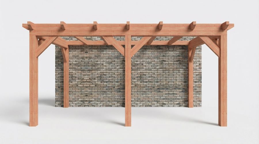 Bouwpakket aanbouwveranda 531x326 cm fijnbezaagd Douglas