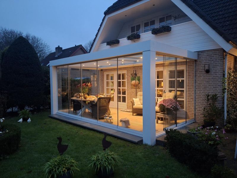 Verasol Cube aluminium veranda 600x300 cm glasdak