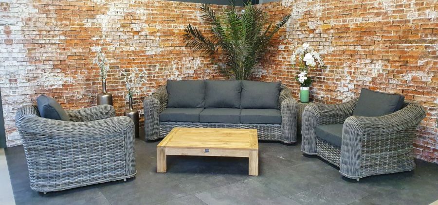 SenS-Line Wicker Loungeset DaVinci 4-delig - Showmodel Hoofddorp & Wommelgem