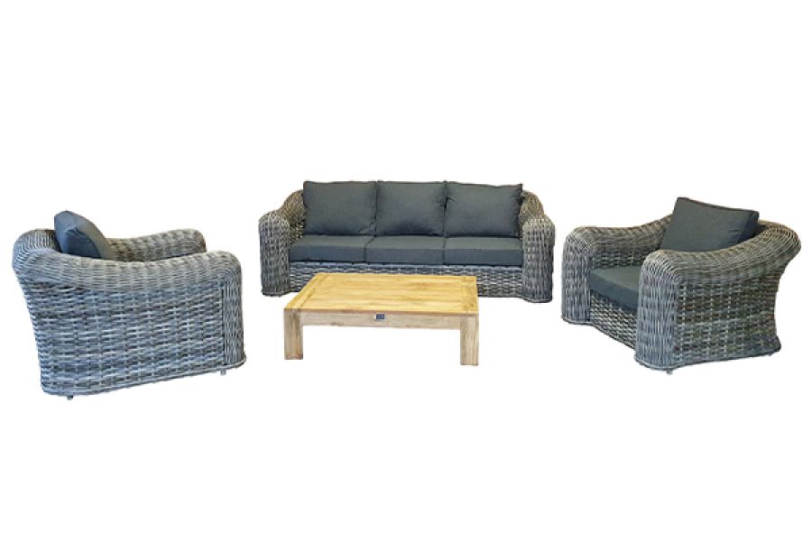 SenS-Line Wicker Loungeset DaVinci 4-delig - Showmodel Hoofddorp & Wommelgem