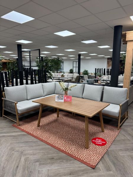 Garden Impressions cornerset Decala light teak / desert sand