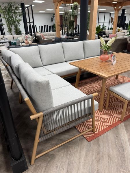 Garden Impressions cornerset Decala light teak / desert sand