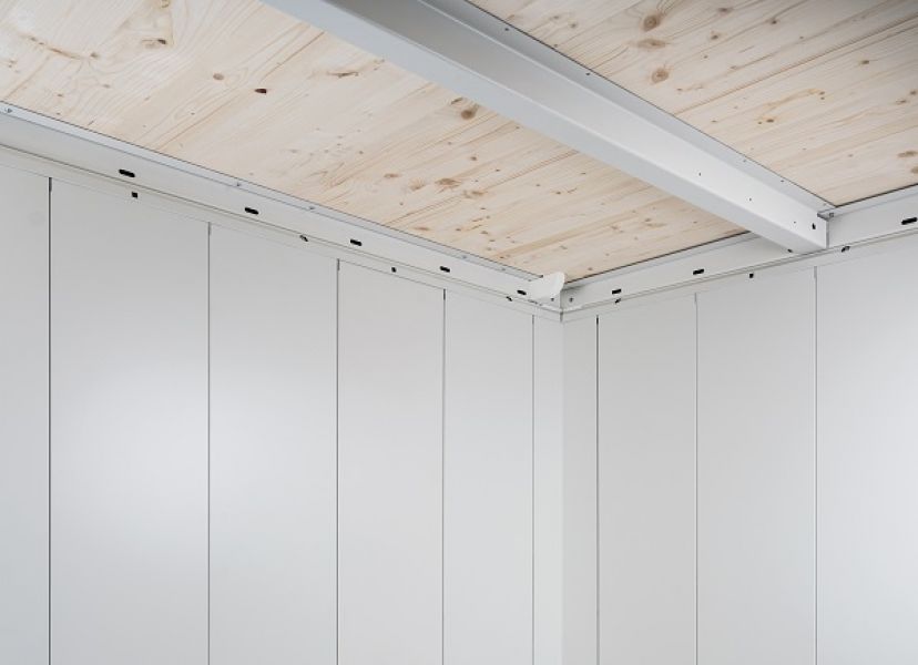 Biohort Metalen containerberging Alex 80x88x129 cm - Zilver