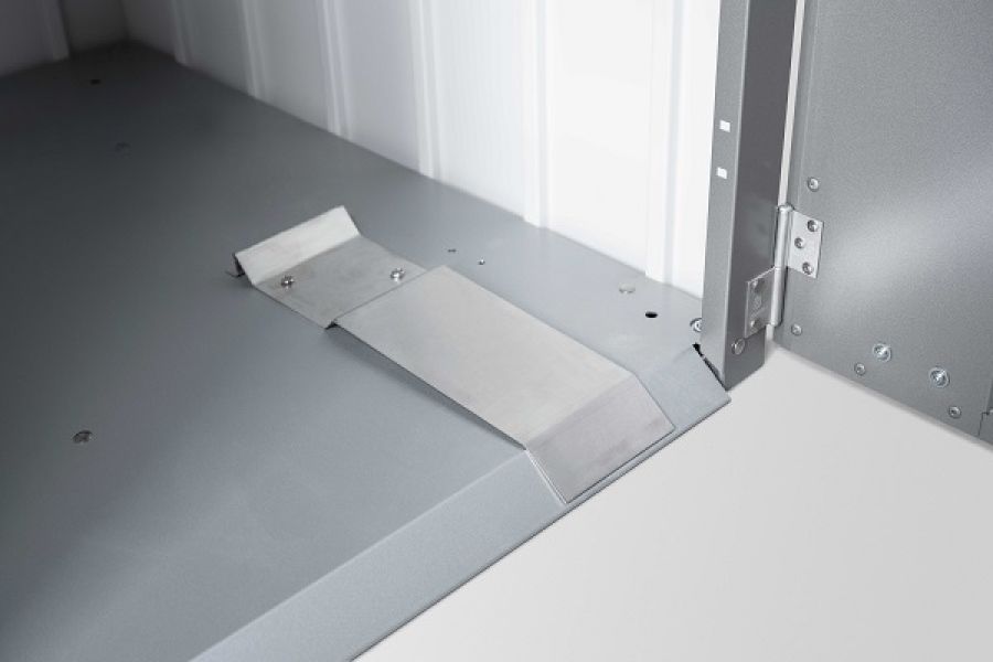 Biohort Metalen containerberging Alex 80x88x129 cm - Zilver