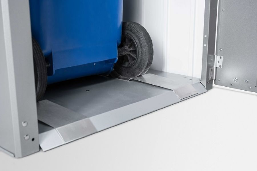 Biohort Metalen containerberging Alex 80x88x129 cm - Donkergrijs