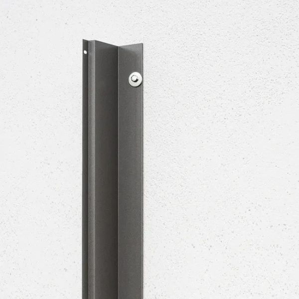 Biohort Europa 2A metalen tuinhuis 244x84x203 cm zilver