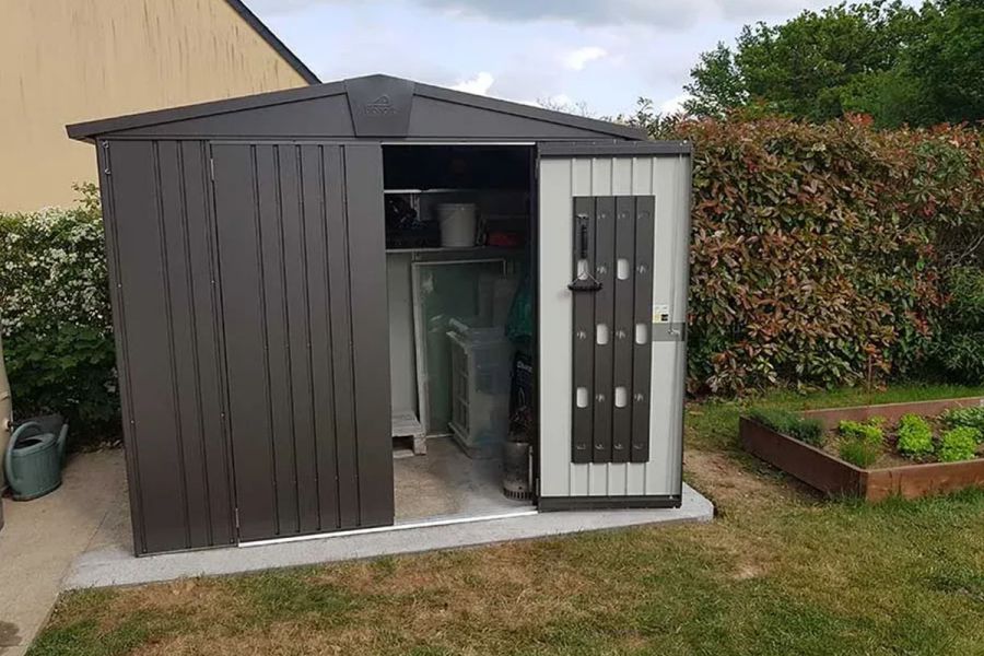 Biohort Metalen Berging Europa 2 172x156x196 cm