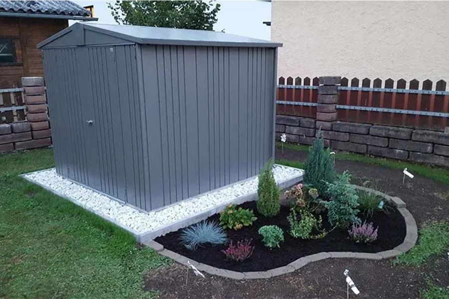 Biohort Metalen Berging Europa 2 172x156x196 cm
