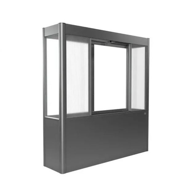 Biohort Florentina metalen tuinkas 213,4 x 201,6 x 54,7 cm kwartsgrijs metallic