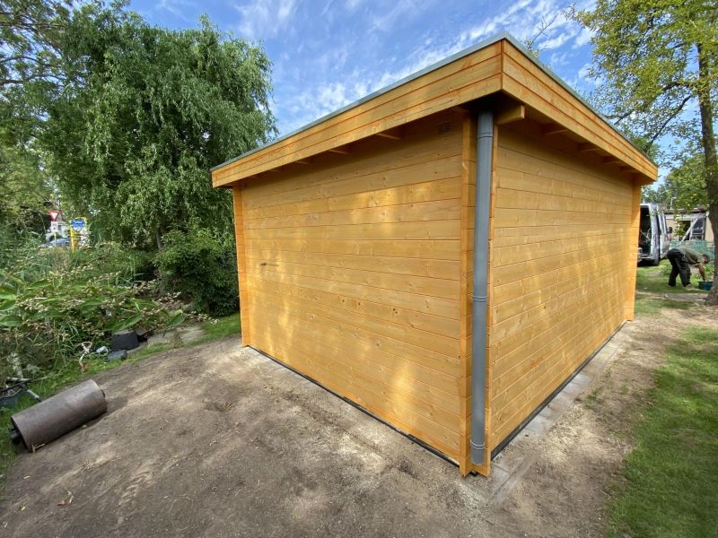 Garage Marketta 380x536 cm - honing geïmpregneerd