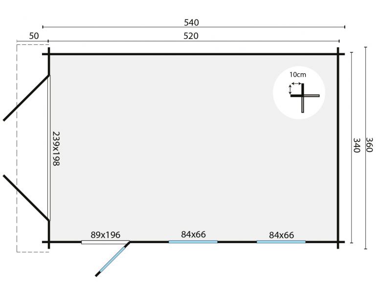 Garage Geir Bruin - plattegrond