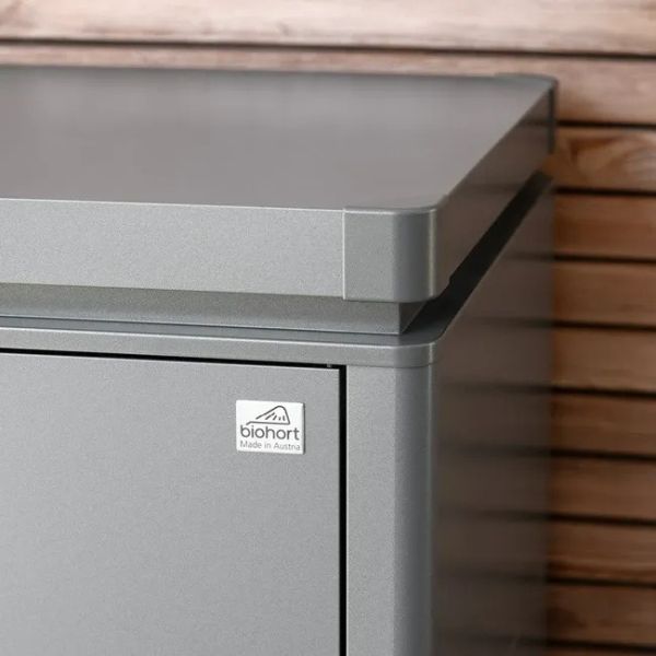 Biohort HighBoard 200 metalen opbergkast 200x84x127 cm kwartsgrijs