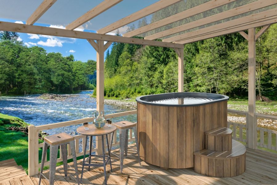 Hottub Luxe Ovaal 190x120 cm