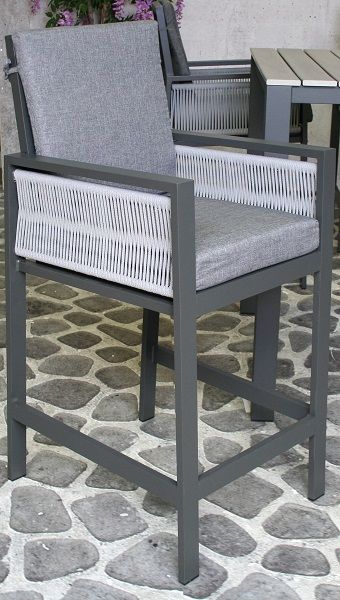 Aluminium barstoel Ibiza