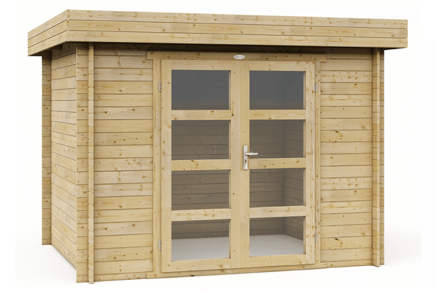 Blokhut 325M 300x250 cm - exterieur gecoat