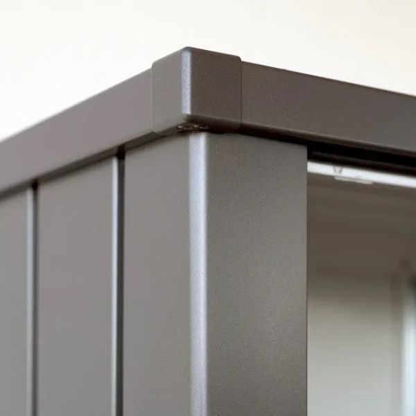 Biohort Julia M metalen terraskast 77,7 x 57 x 140,2 cm donkergrijs metallic