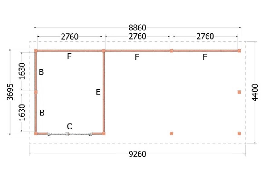 Kapschuur de Hoeve XL plattegrond