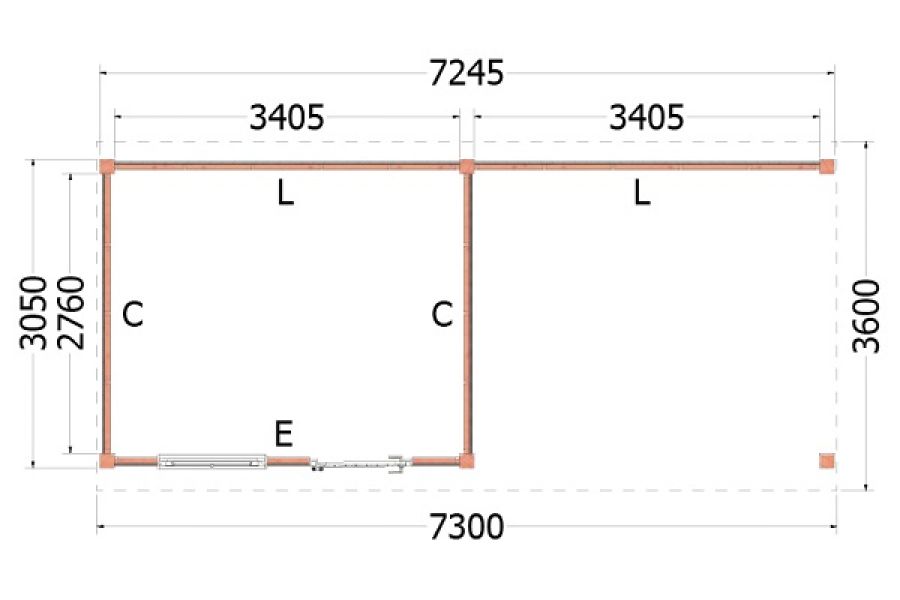 Kapschuur de Stee plattegrond