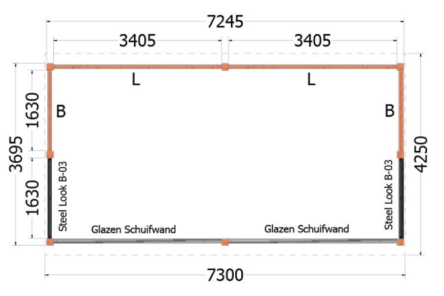 Kapschuur de Stee plattegrond